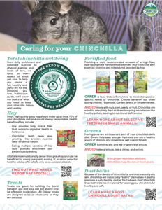 Chinchilla Oxbow Care Sheet