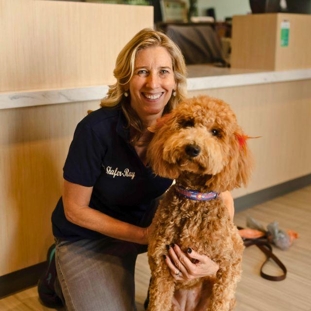 Dr. Kerry Schafer Ray at Main Street Veterinary Hospital, Norman Oklahoma